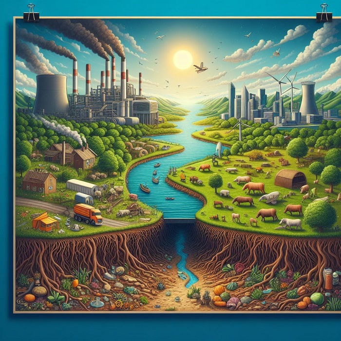 کاهش آلودگی خاک، آب و هوا