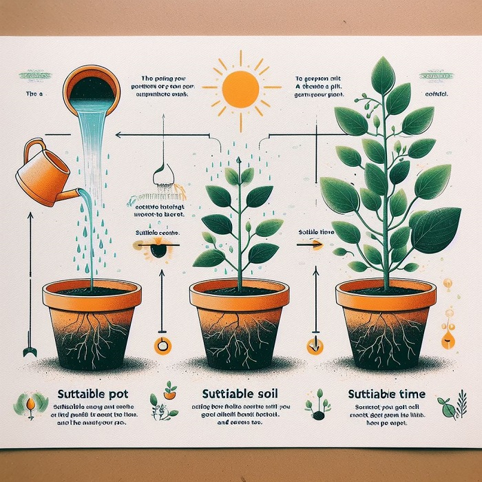 انتقال گیاه از آب به خاک