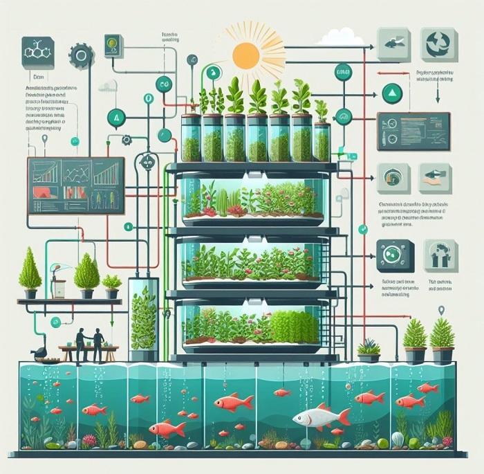 روش آکواپونیک در باغبانی شهری