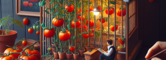 آیا می‌توان درون خانه گوجه فرنگی کاشت؟