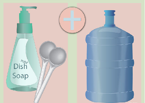 استفاده از صابون ظرف شویی مایع برای درست کردن آفت کش