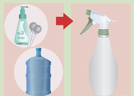 استفاده از صابون ظرف شویی مایع برای درست کردن آفت کش